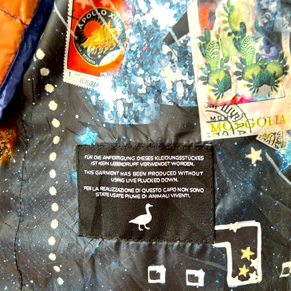 RARE Milestone (Euro) quilted jacket. “Planet Milestone” goose down coat. - Picture 6 of 6